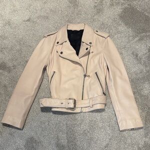 Adriano Goldschmied AG Leather Biker Jacket